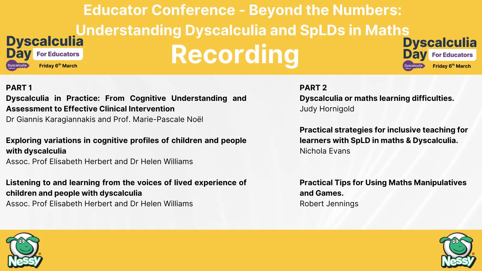 Dyscalculia Day 2026 Educator Conference